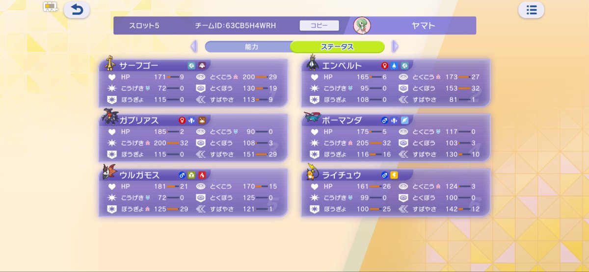 TS38_38ST's tweet photo. 供養
エンペルト楽しかったけどやる事見えてるし、上手い人には通用せんかった印象
最終はサフゴに🎈、何かしら仕事する珠ミミッキュでどうにか5連勝
HB蛾とHB🐀の調整だけいじってこれが刺さればノンストレス2タテで🏳️多かった
MVPはHBネズミのまもると⚡️フィールド採用 https://t.co/AvPurbqHBZ