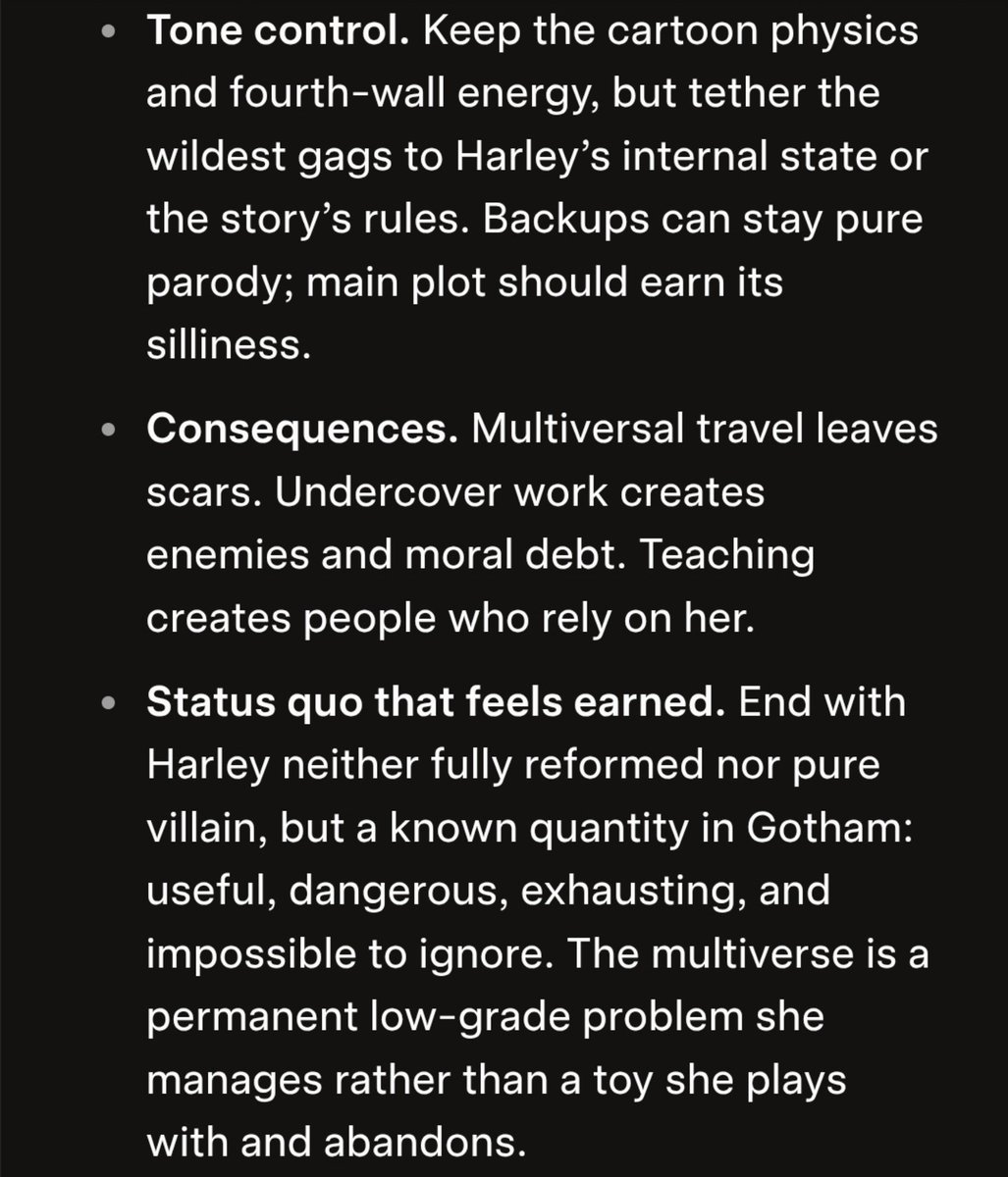 Igor_Dust414's tweet photo. Asked Grok to Fix #Dawn #of #DC #Harley #Quinn #Volume #4 Storyline
A thread part 6
#DawnOfDC #HarleyQuinn #Volume4 https://t.co/eC5AB2fGCg