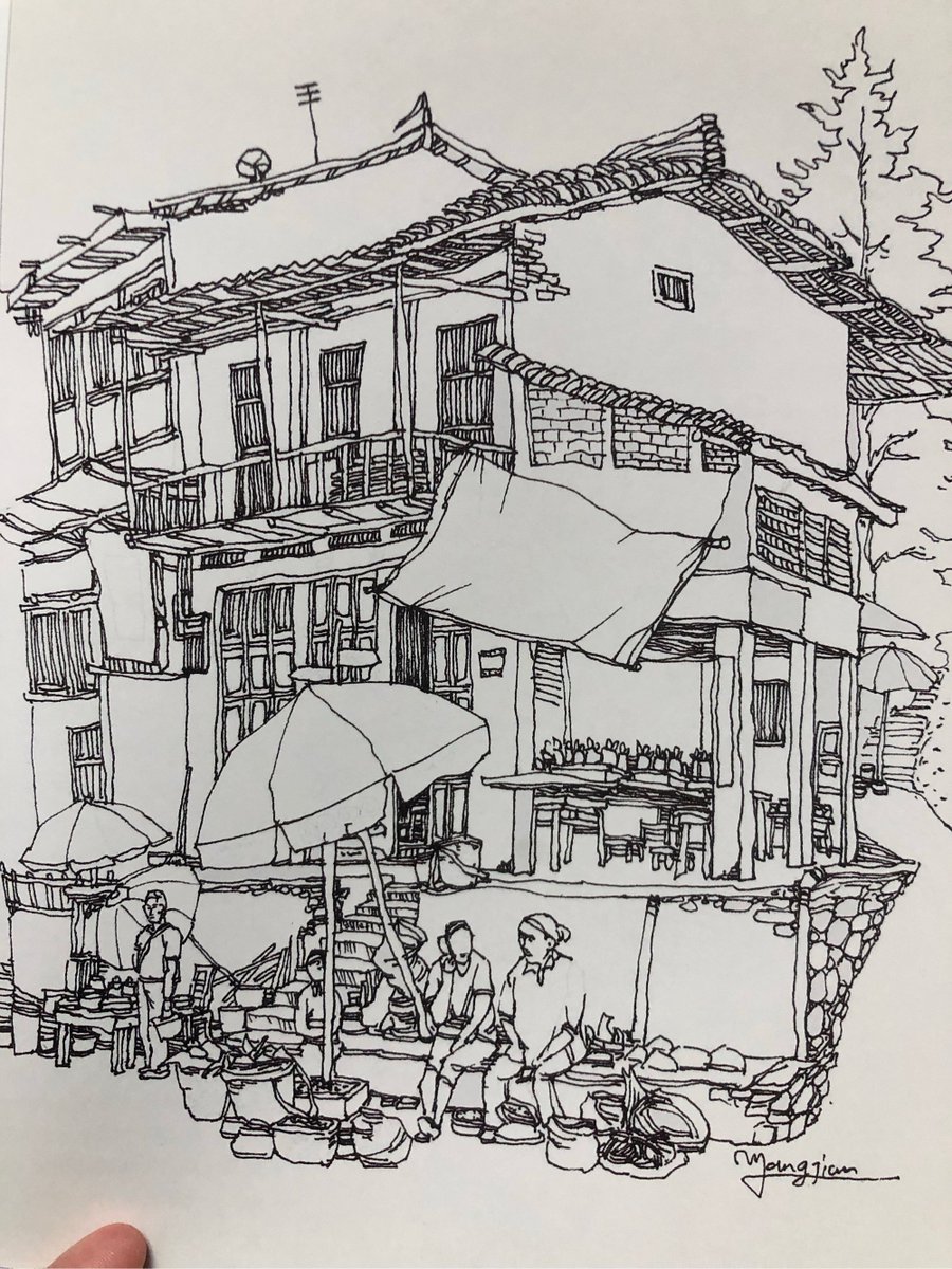 autul455868's tweet photo. Immerse in a 10-min street sketch workshop today! Grab your pen u0026 paper, no art skills needed—just fun u0026 colorful city vibes. https://t.co/6HTP495h45