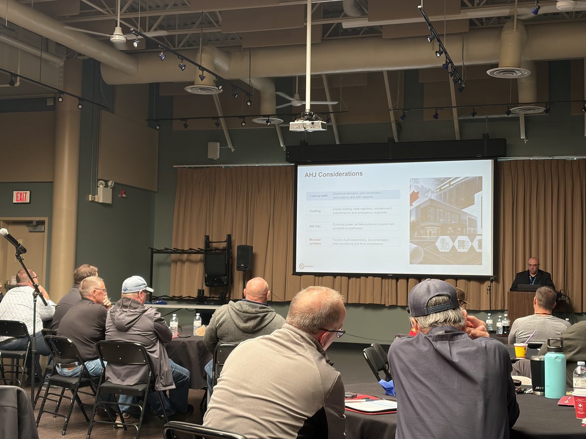 IAEI's tweet photo. ⚡ We’re LIVE at the IAEI Canadian Section Meeting from Alberta.

Great sessions, valuable conversations, and plenty of networking as the Canadian Section community comes together to learn, connect, and move the electrical industry forward.

#IAEI #IAEICanada #ElectricalIndustry https://t.co/oW3QOeuMgk