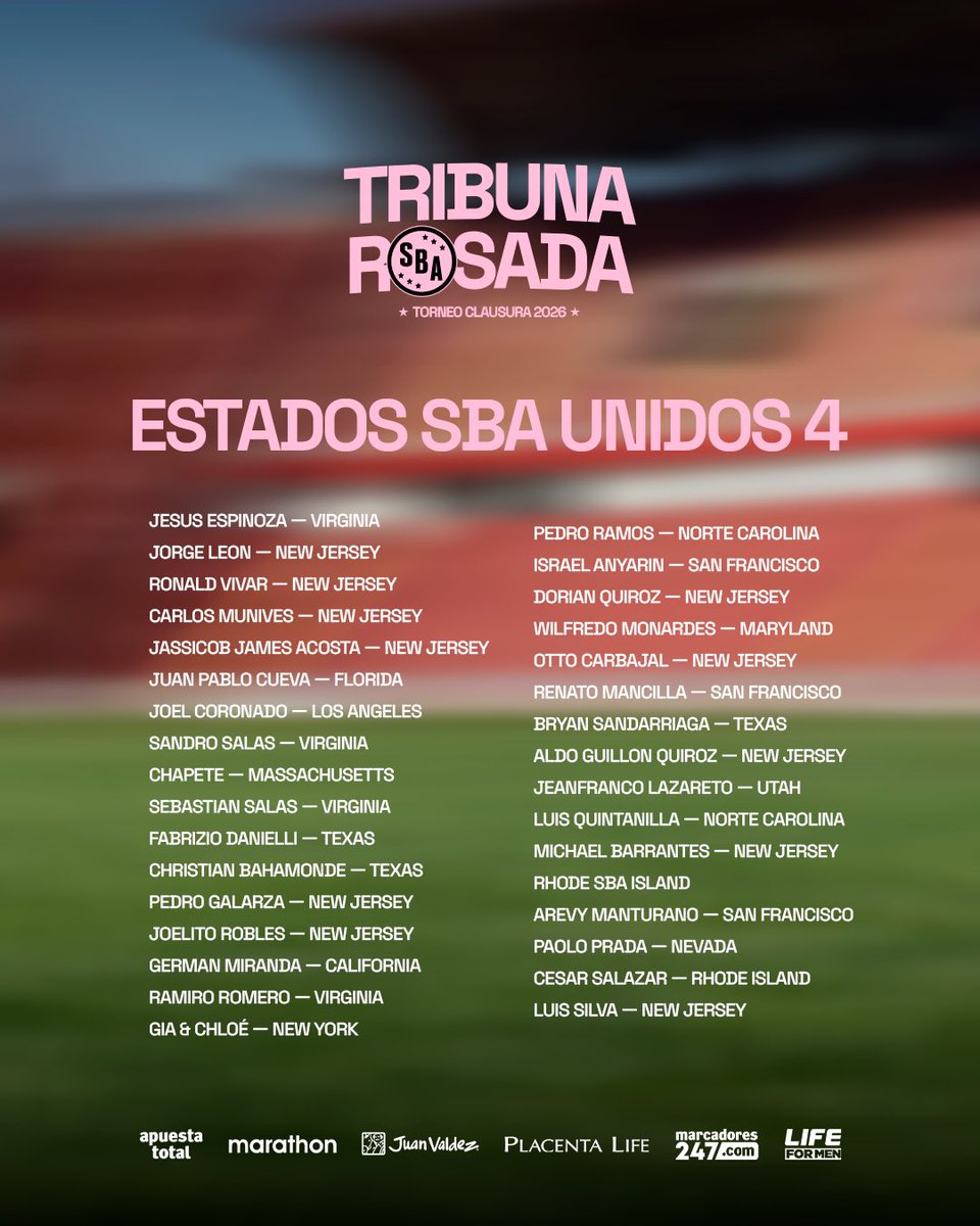 sportboys's tweet photo. 🤩 ¡Llegó la banderola número 2️⃣4️⃣! 🚩🩷

🤝 Agradecemos a ‘Estados SBA Unidos’ por la compra de su cuarta banderola en nuestra Tribuna Rosada. 🏟️

🎟️ Compra tus entradas virtuales, Tribuna Rosada VIP y banderolas en https://t.co/DHSYPbhgef

#VamosBoysTodaLaVida https://t.co/89IbshDbM1