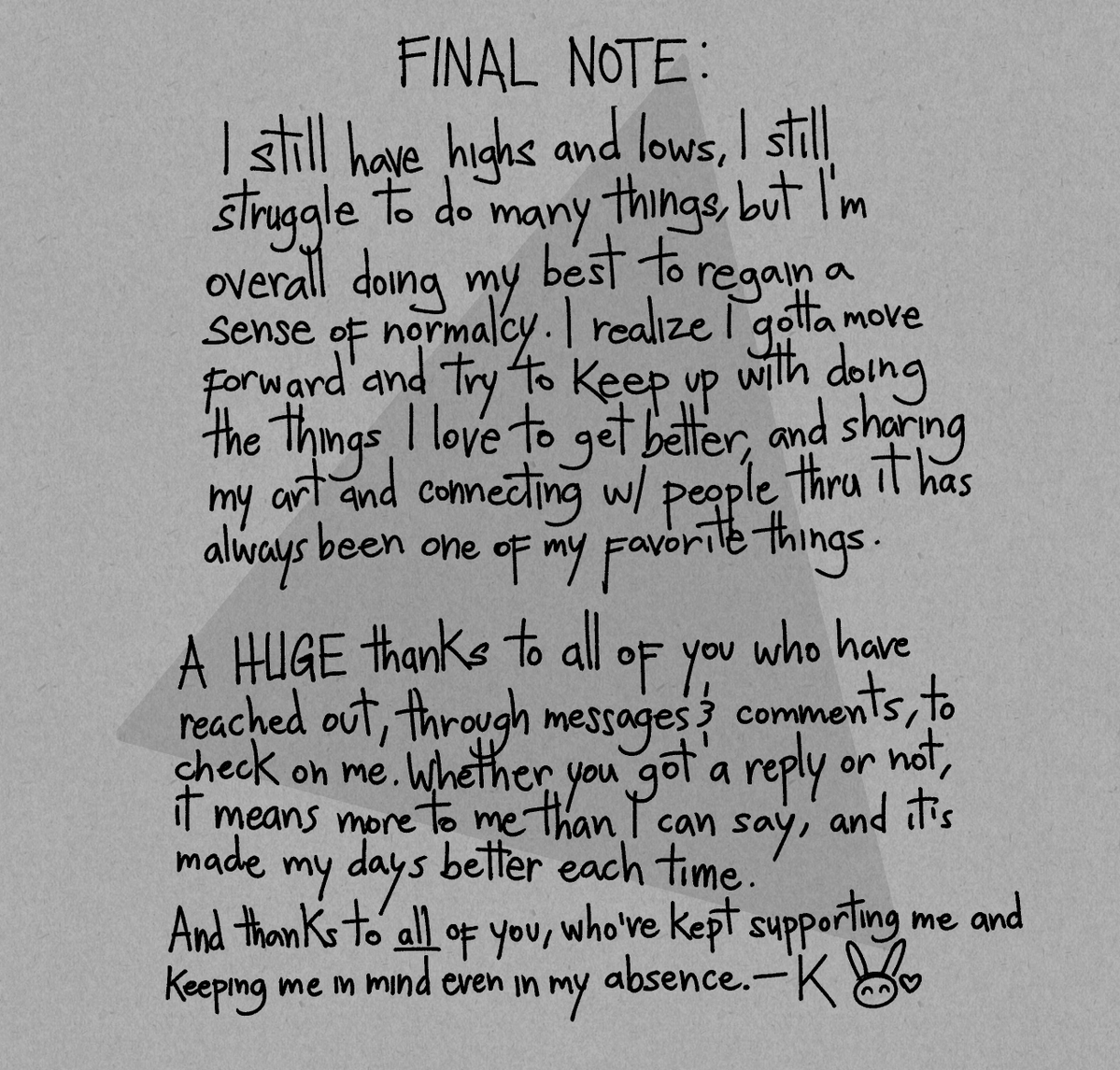 kuzuuzuu's tweet photo. IM HERE, DEAR! - a status update and a Thank You https://t.co/4ENXsaXC1x