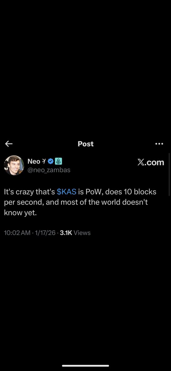 KaspaWojak's tweet photo. Get some kaspa before the world undertands it.
$KAS https://t.co/Sn84x3dzBU