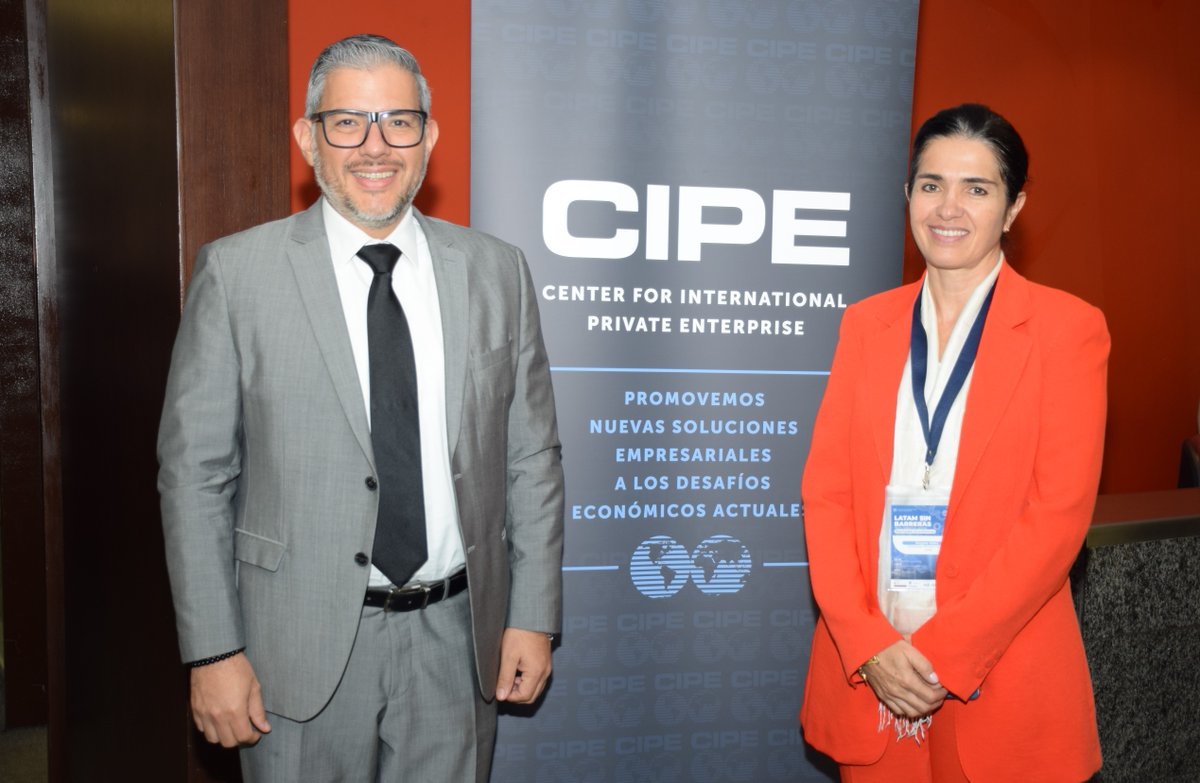 CIPEglobal's tweet photo. At CIPE, we believe economic freedom thrives when businesses can operate under clear rules, effective institutions, and fewer unnecessary barriers.

On Sept. 17, CIPE and leading think tanks from Argentina 🇦🇷, Bolivia 🇧🇴, Colombia 🇨🇴, El Salvador 🇸🇻, and Guatemala 🇬🇹 presented five national case studies at the Bogotá Chamber of Commerce, highlighting key barriers to economic freedom and private-sector development. Keynote speaker was Dr. @NormanLoayza, director of the @WorldBankGroup’s Global Indicators Group.

Stronger business environments can unlock local investment and expand opportunities for trade and investment with U.S. partners.

The case study findings reveal shared challenges and opportunities for reform. CIPE is proud to bring regional perspectives together and help turn evidence into action for greater economic freedom and prosperity across Latin America. 🌎

@camaracomerbog @CIENgt @CIPPEC @fusades @fmilenio @cemr_org @MAFriedl @AbduAlkebsi