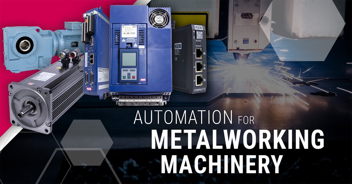 KebAmerica's tweet photo. Precision and reliability are critical in metalworking machinery. Explore motion control solutions designed to support the speed, accuracy, & performance these demanding applications require. https://t.co/neatLHEX0o
#KEB_America #metalworking #cncmachine #rethinkAUTOMATION #cnc https://t.co/0Y694Kznzi