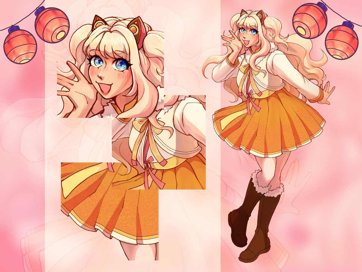 OtomoCollective's tweet photo. Our art team is already hard at work for Oshogatsu! Check out what our lead artist @Caitie_Potatie_, is up to! If you wanna join us for this amazing project, Link is down below! https://t.co/YOxuQYWZXv