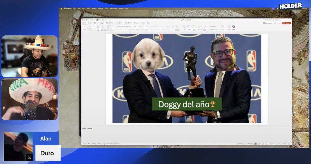 soyeldoggy's tweet photo. Recap 2 del aniversario

Estamos muy contentos de reconocer a dos cracks de la comunidad que refuerzan convicción en $DOGGY tanto con sus holdings como predicando la palabra 

Ellos son los doggies del año

@esteban_za8244 y @Malajaxx 

Felicitaciones se les quiere perros! https://t.co/OBprE22XjJ