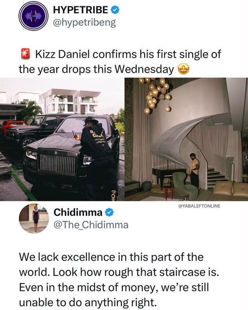 yabaleftonline's tweet photo. Lady shares her observation about Kizz Daniel’s house. https://t.co/mFy44kHqVF