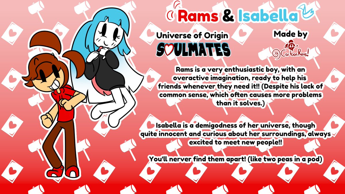 capitos_oficial's tweet photo. Hojas de Personajes Capitos!
En esta seccion podran conocer un poco mas acerca de los personajes que conforman al grupo de Los Mas Capitos 🙏🙏

Ramses &amp; Isabella
Por: @CartoonRams https://t.co/sDAgOmXZpI