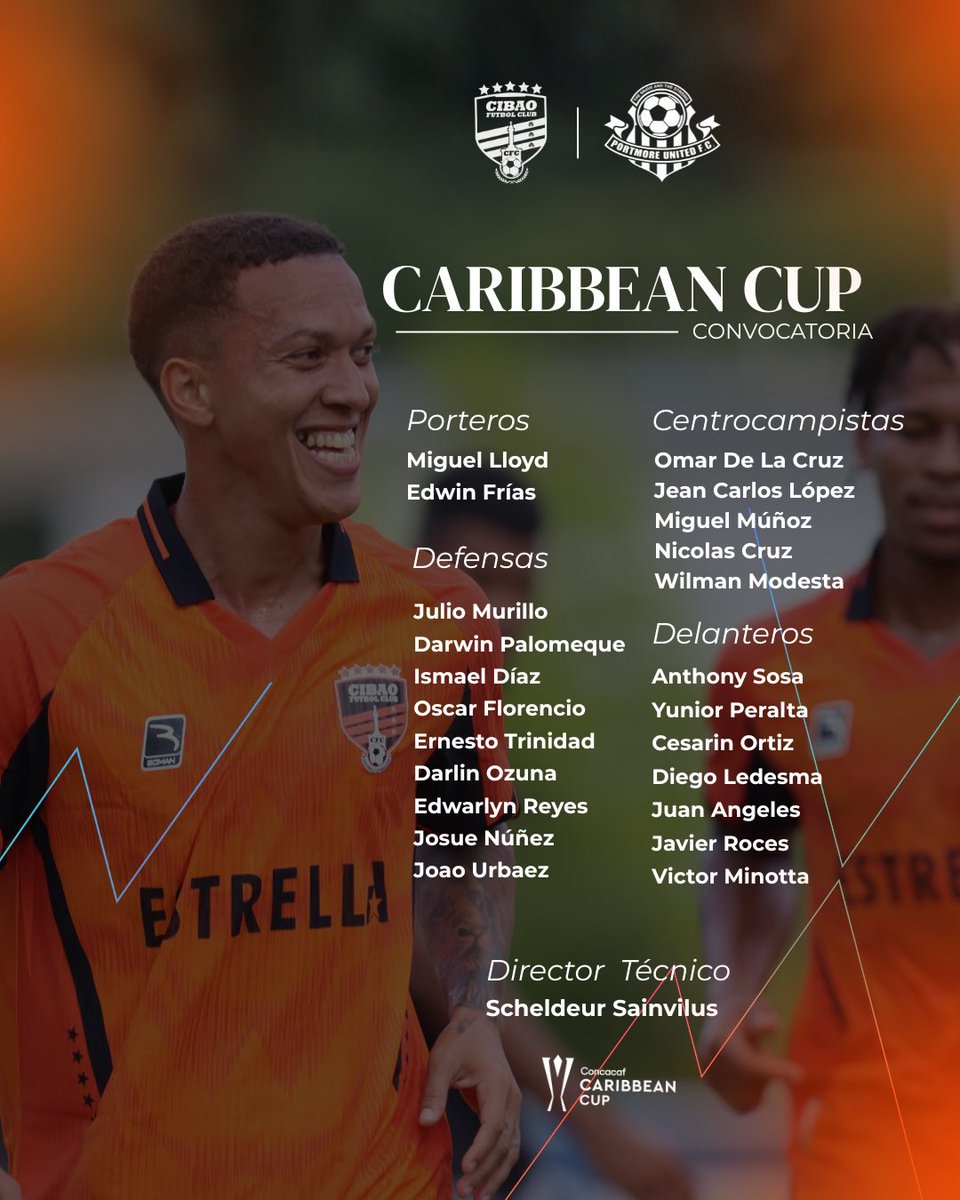 CibaoFC's tweet photo. ¡CONVOCADOS AL COMPROMISO DE COPA!🫡🏆🧡 https://t.co/0qRRBFyAk7