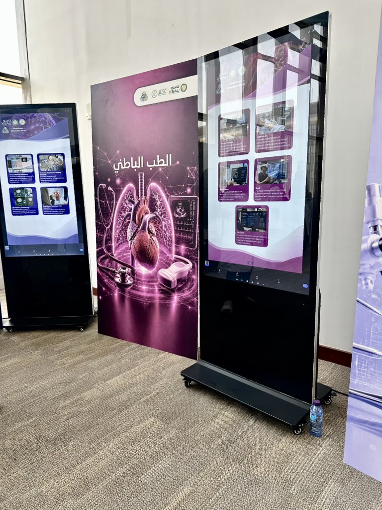 LamarNajjar's tweet photo. So glad to be part of the Clinical Simulation Week
Honored to have led the Internal Medicine Specialty Booth, such a meaningful experience, with an amazing team to be part of 🫀🤍
#SimulationWeek2026 #JCSC https://t.co/iuIv0QwSSq