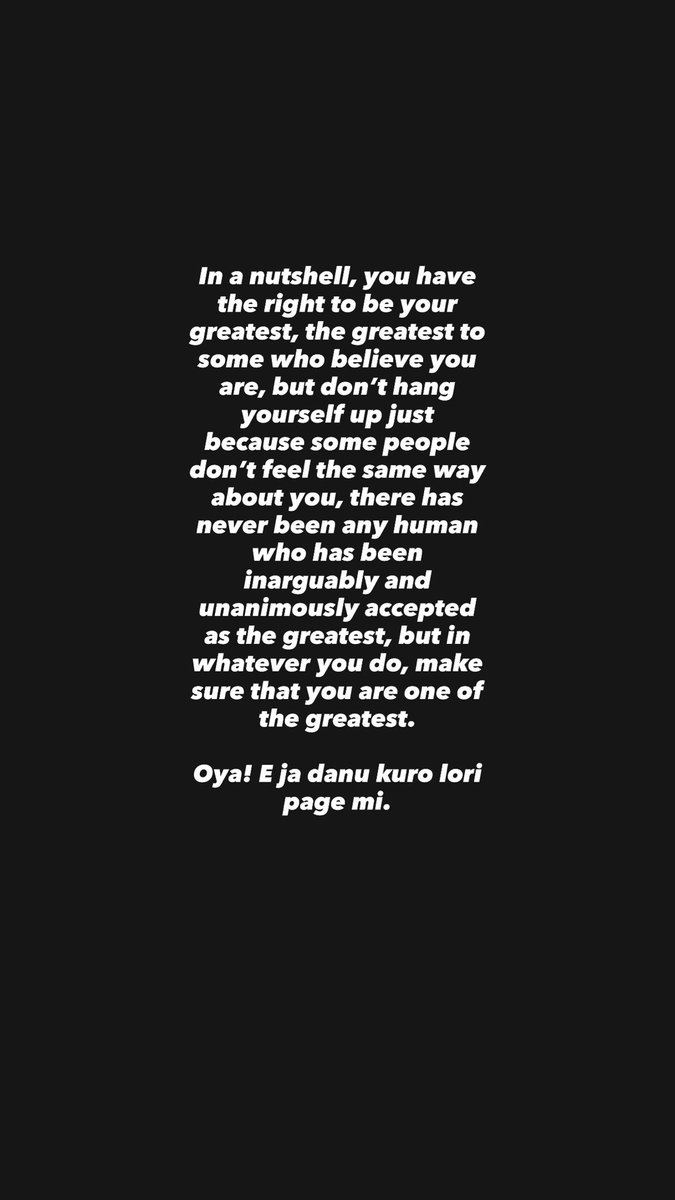 Tayofaniran's tweet photo. Don’t keel yourself because others can’t feel what you feel, what you feel about yourself is all that matters. https://t.co/NKX9fRDmf9