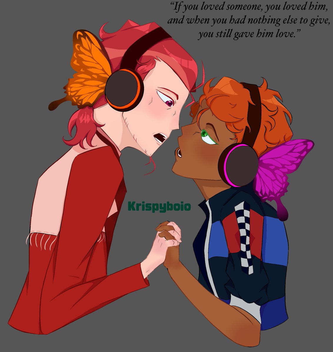 krispyboio's tweet photo. ok its done i tried making it look like old vocaloid art but kinda got lazy.
--
#JackpotCrashCourse #JCC #Bupid https://t.co/q4vaES176m