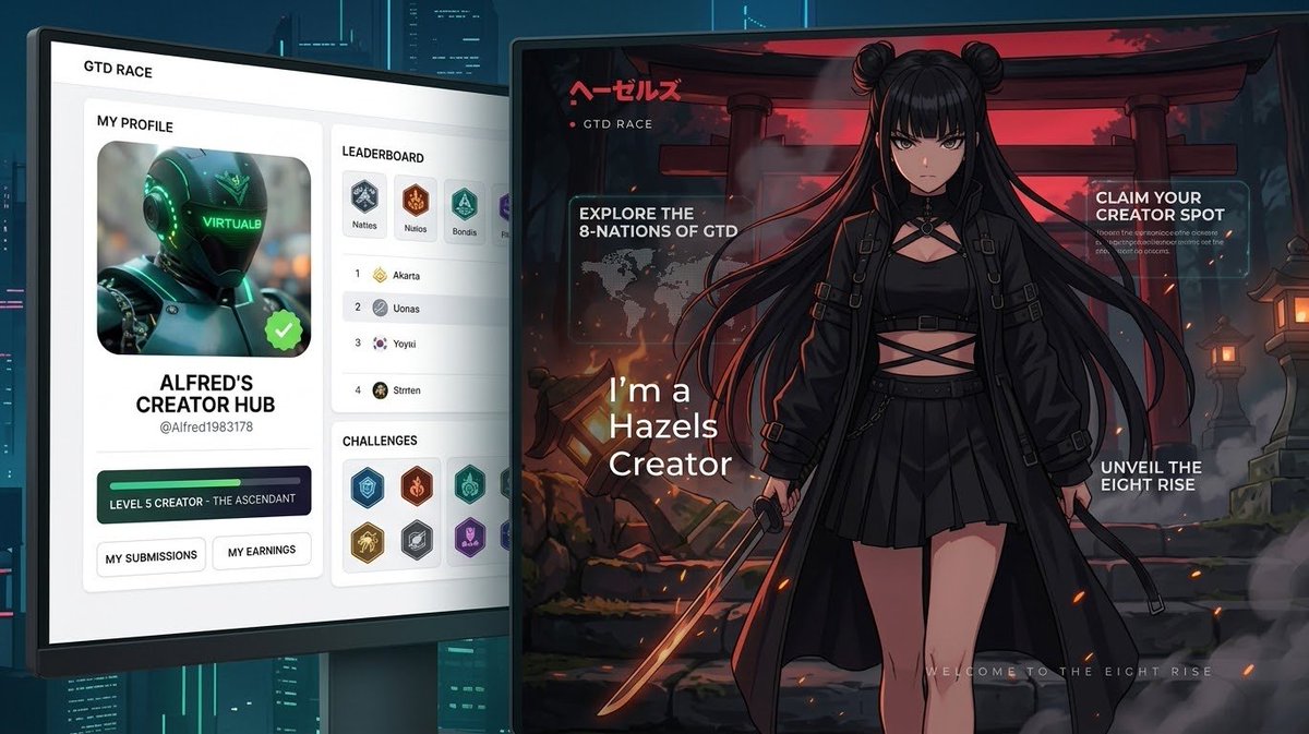 Alfred1983178's tweet photo. I’m officially a @HazelsStudio Creator—join the GTD Race and claim your spot! ⚔️🔥 https://t.co/PBp3XQleQh https://t.co/VrRQ6bvGne
