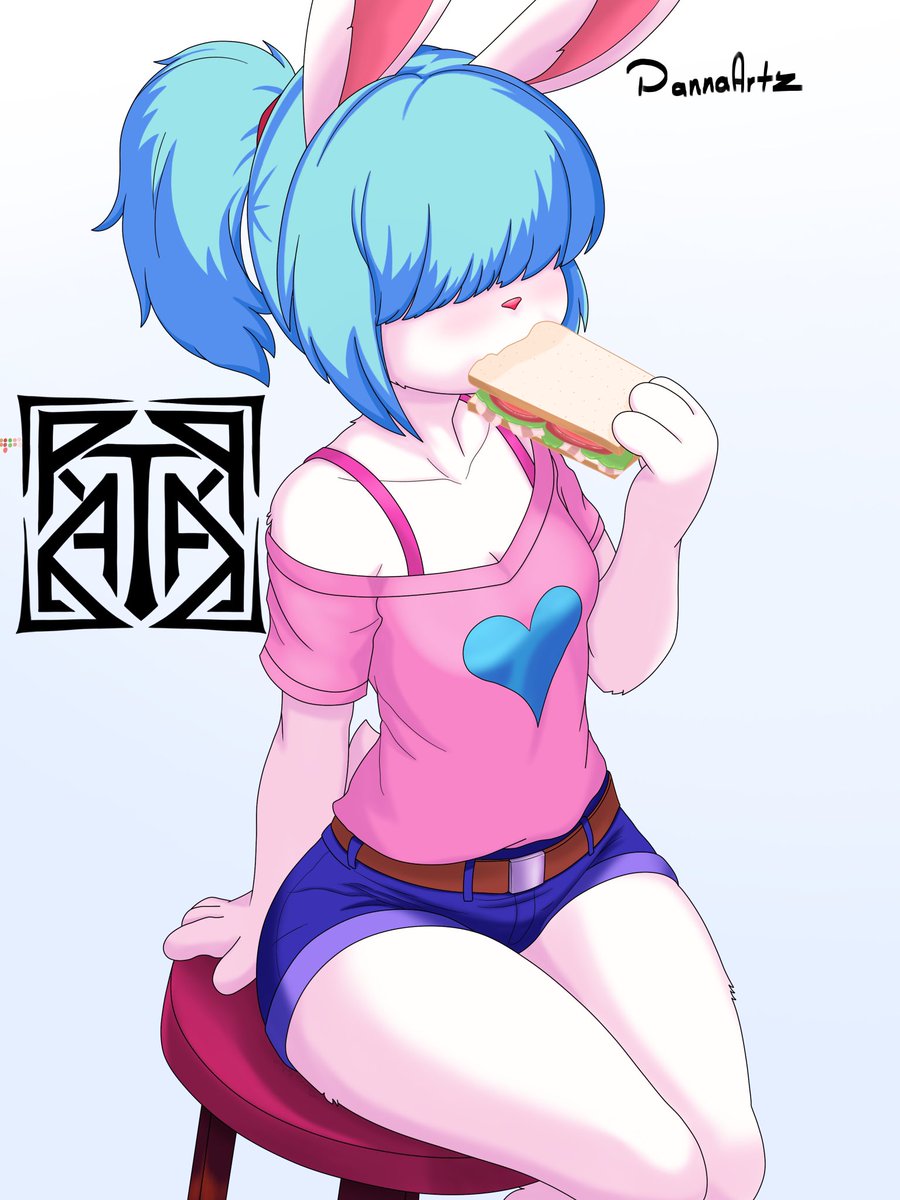 Panna_Artz's tweet photo. Nuevo dibujo de mi OC si les aparezco síganme no cuesta nada jsjsjs #anime #bunny #bunnygirl #furry #fur #furryart #sfw #digitalart https://t.co/LIwahoFa5G