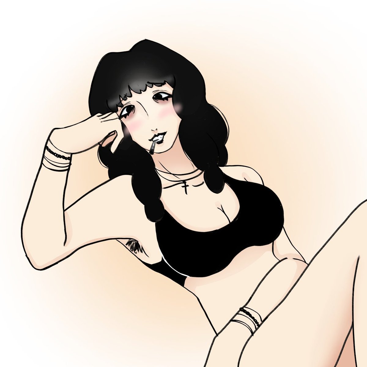Aleisnotkewl's tweet photo. I saw people drawing Rosemary in bikini....I have to do it too 😳 zamn...
#thewaltenfiles #twf #rosemarywalten https://t.co/fKbErlHV7Q