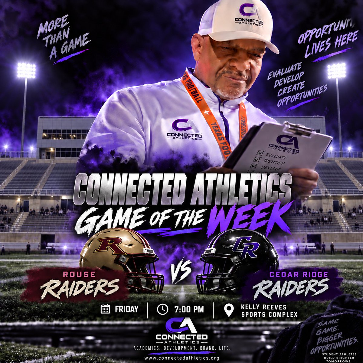 AWilliamsUSA's tweet photo. See you on the sidelines soon! #Respectthegame #FaithFamilyEducationFootball #rep512football https://t.co/6rrFFeeRds