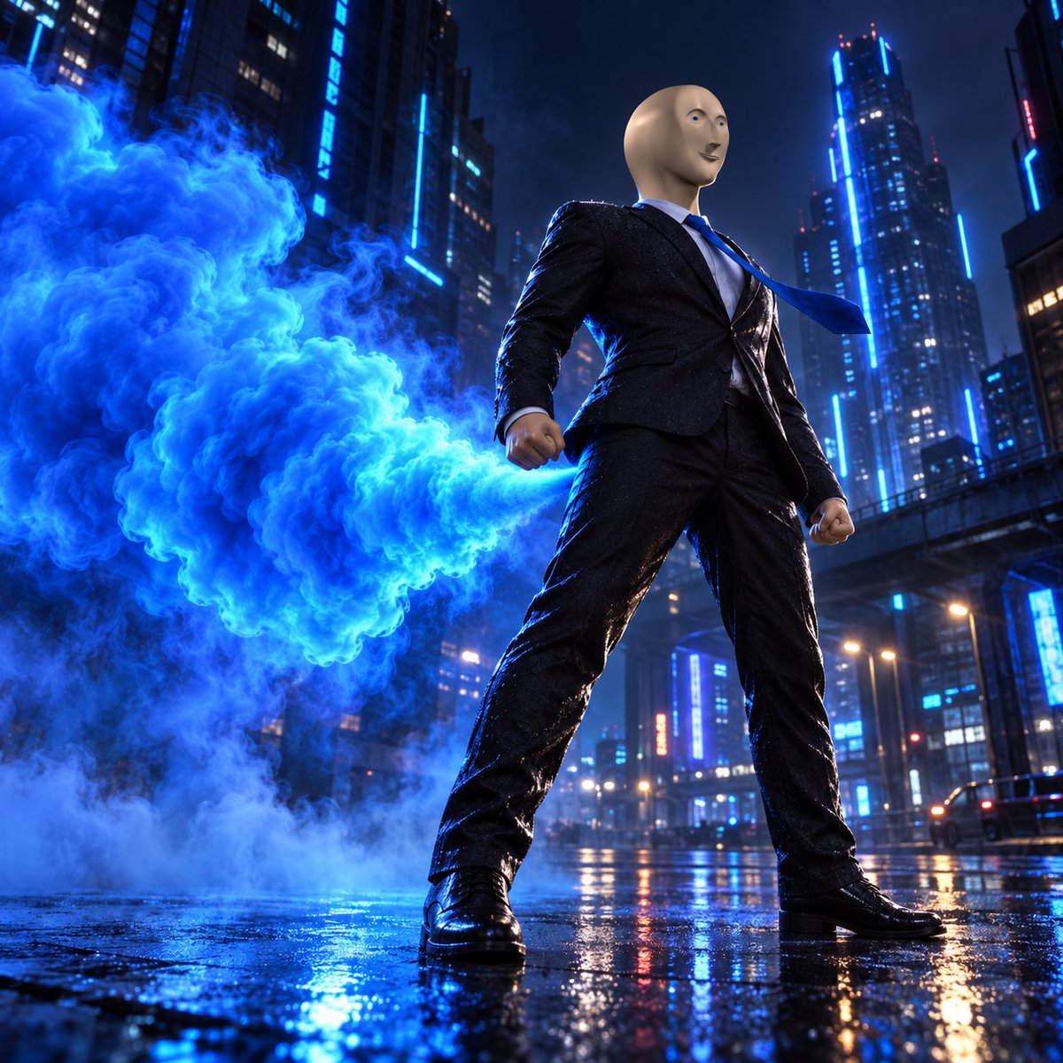 thestinkcoin's tweet photo. Our leader will stink the whole crypto space up. 

@LaunchOnSF STONK MEME MAN HIMSELF https://t.co/z2byDodSjU