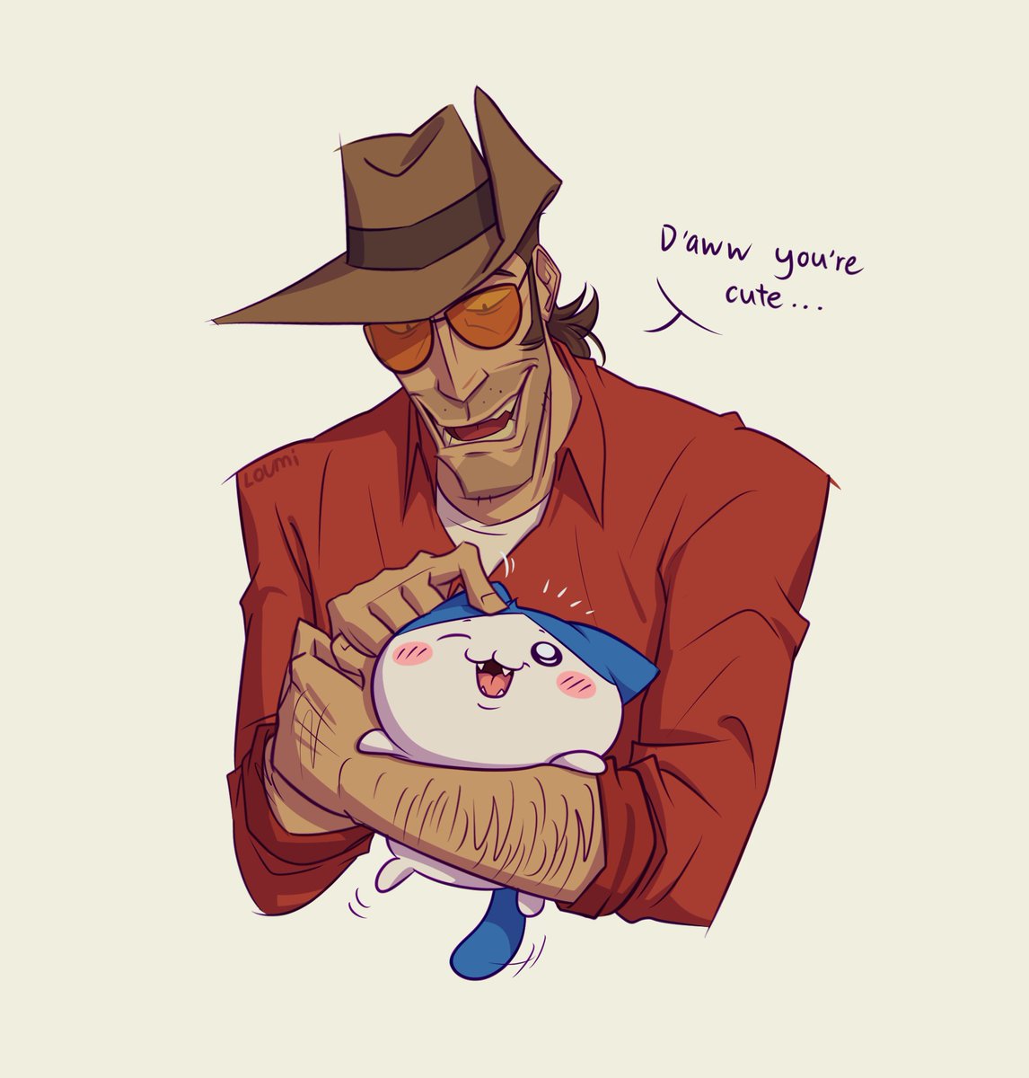 LouminouzL's tweet photo. more indulgent chiikawa tf2 im not normal rn #tf2 #chiikawa https://t.co/SKgN4GAuhH