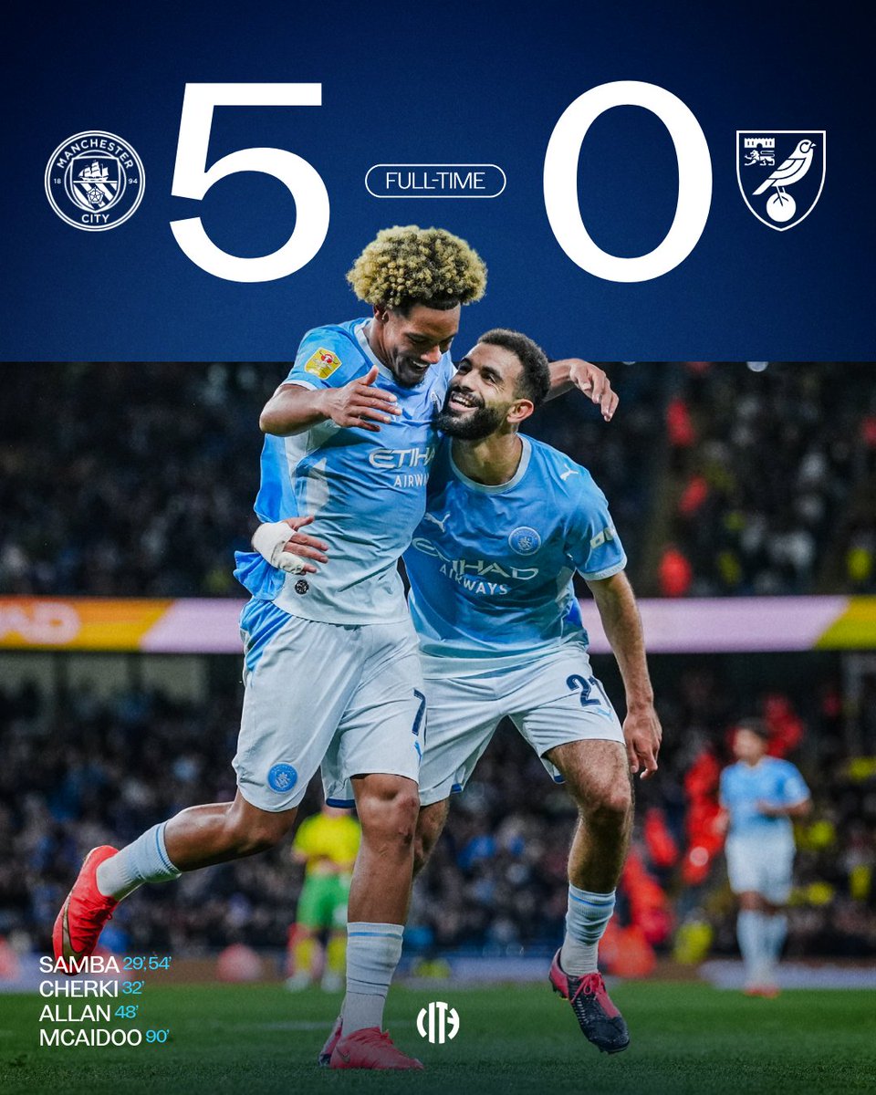 ManCityUS's tweet photo. EFL Cup campaign kicked off the right way ✅ https://t.co/QtYEfx120T