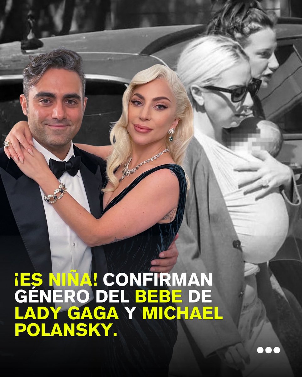 ElastikaMedia's tweet photo. 🌹 ¡Finalmente se confirma el género de la bebé de Lady Gaga! ✨👶
Lady Gaga y Michael Polansky sorprendieron con el nombre de su hija, Rose Bean, y según TMZ, la elección guarda una conexión muy especial con la carrera de la artista.
#LadyGaga #RoseBean https://t.co/lFoInRSIvA