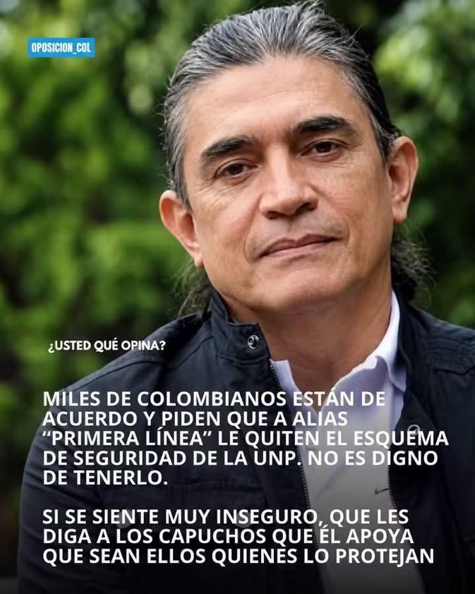 Harrison523910's tweet photo. Tiene miedo que los mismos de la PRIMERA LÍNEA lo manden a chupar gladiolos.

! Sonrió !
@GustavoBolivar https://t.co/ZbGrigJEnt