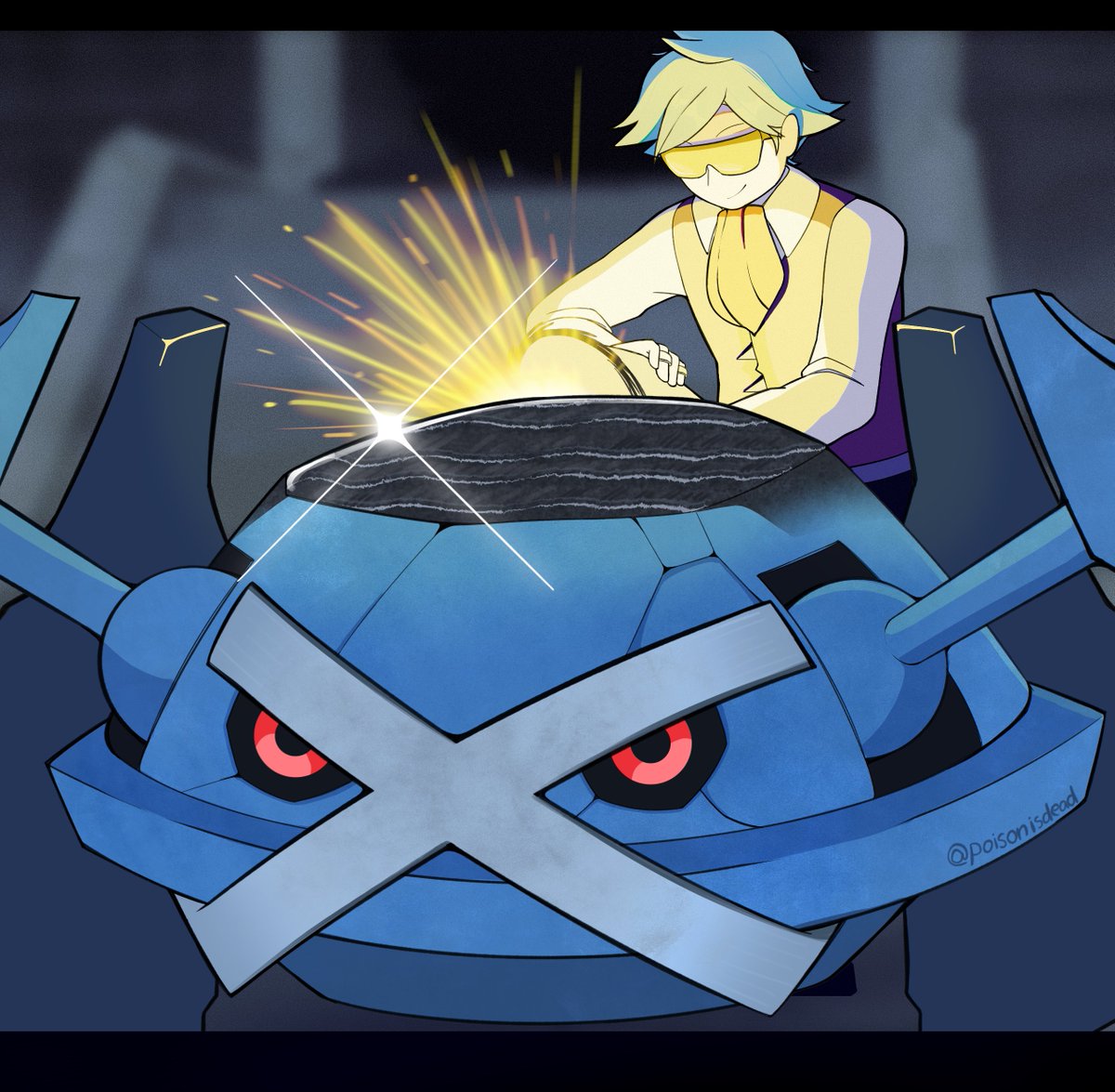 poisonisdead's tweet photo. what if metagross got a fade
#pokemon #metagross #Pokemonartㅤ https://t.co/XpqnywdBNr