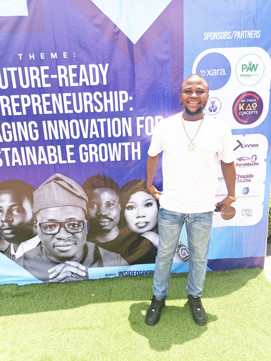 Djslimaye's tweet photo. Grateful to be part of the just-concluded Entrepreneurship Chat 5.0 @InsideOsogbo, and honoured to serve as the DJ of the event. π§π₯
Great minds, inspiring connections, and a memorable experience!
#OsogboEntrepreneurshipChat5 #insideosogbo #DJSlimaye https://t.co/mRKvf4KpJD