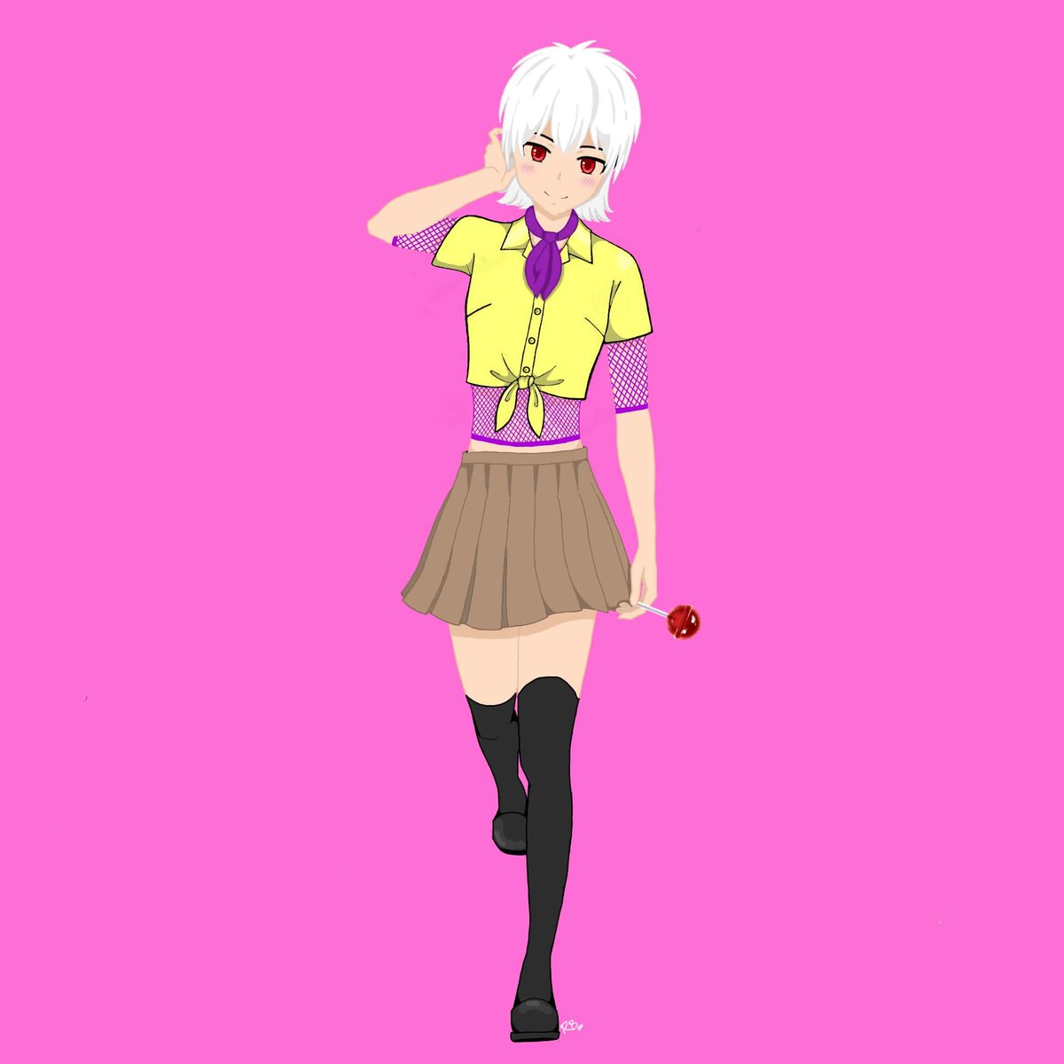 LewdSt0nerBabe's tweet photo. He's done!!!!!! Kairi in his MSC uniform! He's so cute!! My wife did such a good job ❤️
Now to get one done for maybe his twin, but def for Omega.

#MortySummerCamp https://t.co/aBmPWWXocT