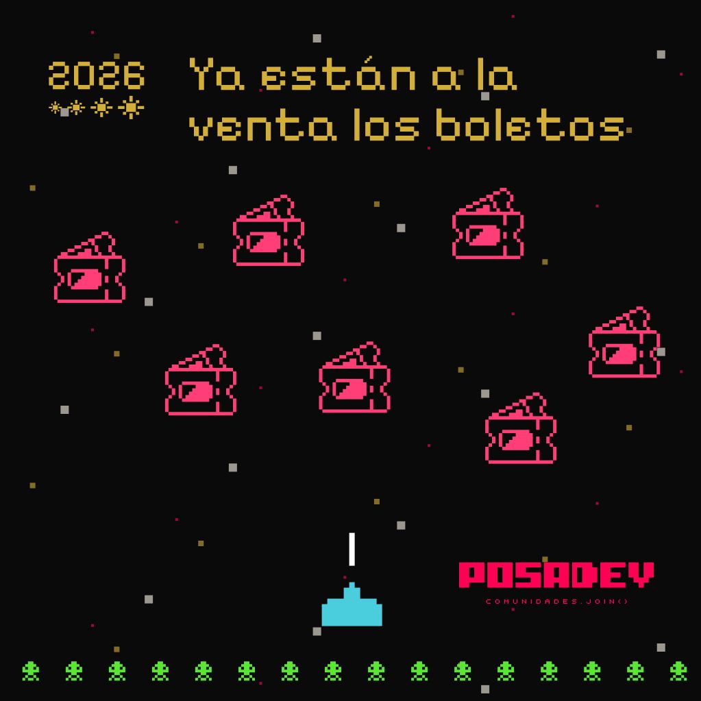 posadev's tweet photo. 🎟️💾 ¡YA ESTÁN A LA VENTA LOS BOLETOS DE POSADEV 2026!

📅 28 de noviembre
📍 Guadalajara
🎟️ Early Bird: $450 MXN

Incluye acceso al evento, charlas y alimentos. 👀

Pero corre: ¡el Early Bird es por tiempo limitado!

🎟️ https://t.co/X8z0OYR1RW 

> BOLETOS.EXE
> ACCESS_GRANTED_ https://t.co/YEgvdO79qv