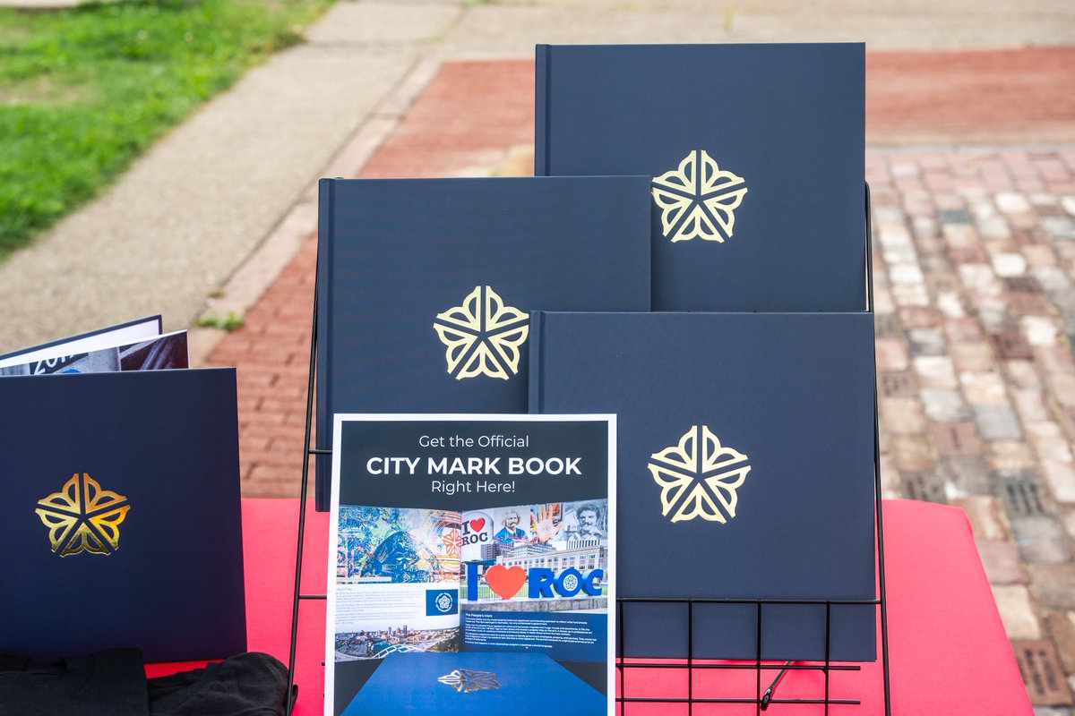 CityRochesterNY's tweet photo. Rochester’s City Mark turns 50!

Celebrate the iconic design with new 50th-anniversary merchandise, including T-shirts, hats, and a commemorative book, now available at the Rochester Public Market.

Learn more: https://t.co/tUdWaEZkkR https://t.co/S8tWGicxDy