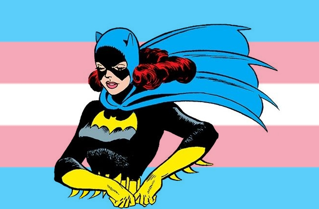 maevemil's tweet photo. @Iaderlappen YES. I've been trans-Babs truthering for ages, something too about Batgirl starting out as a costume that's like. More feminine/"out there" than she'd dress in her day to day, becoming something she identifies with more, etc. 

Also, Babsgirl pride flag I made months ago for this https://t.co/lnbNTj3WcL