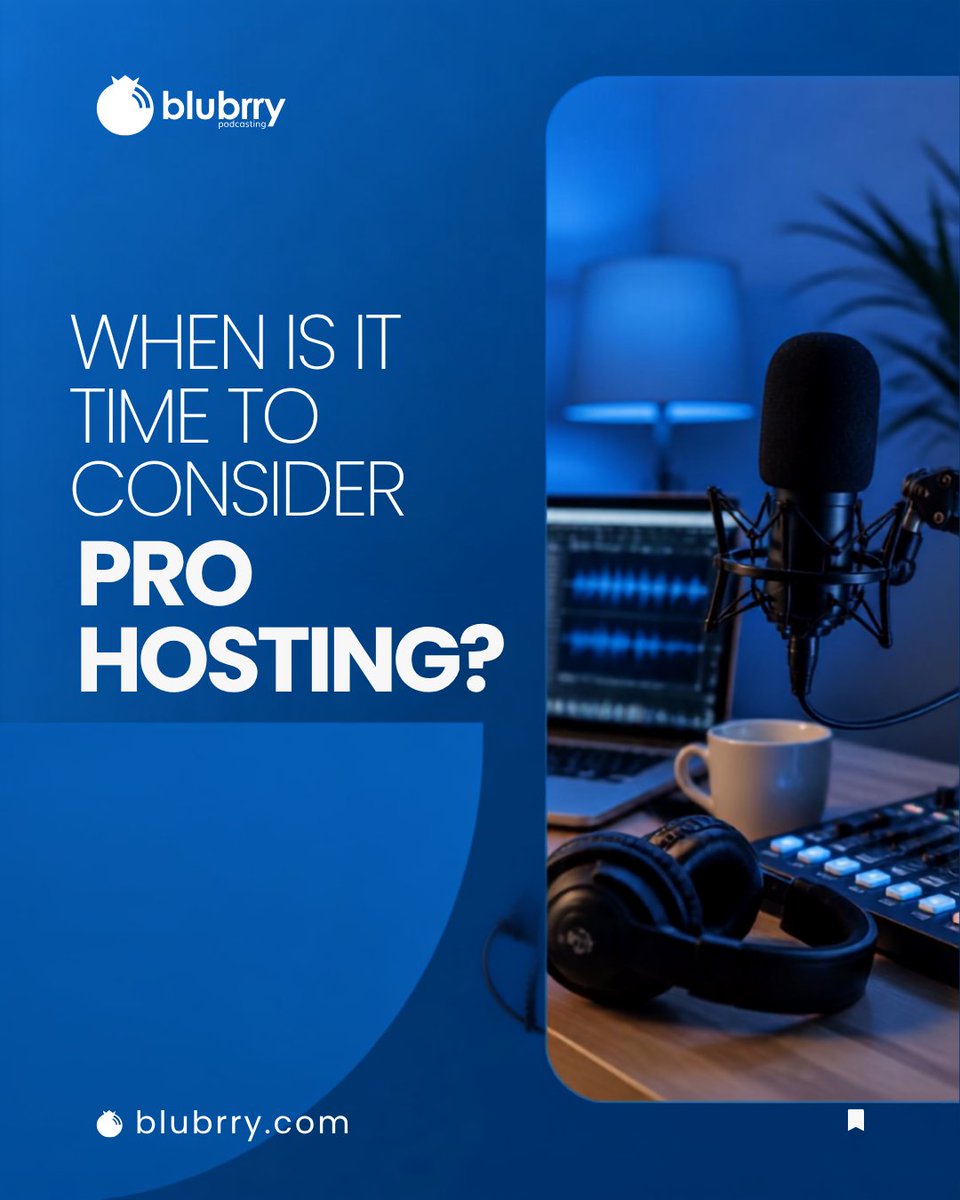 blubrry's tweet photo. A podcast can grow in more ways than one.

Publishing more episodes is one kind of growth.

Managing additional shows, bringing more people into the workflow, or needing more advanced publishing and management tools is another.

When your podcast operation has more moving parts, additional upload time may not be the only thing you need.

Blubrry Pro Unlimited is built for larger podcast operations, with capabilities such as multiple shows and account user management, unlimited publishing with bandwidth usage fees, dynamic advertising, and advanced publishing workflows.

The right time to consider Pro is not determined by an audience number.

It is when the way you manage your podcast starts asking more from your hosting setup.

You own your show. We make it easy to optimize.

#ProHosting #PodcastManagement #PodcastHosting #Blubrry