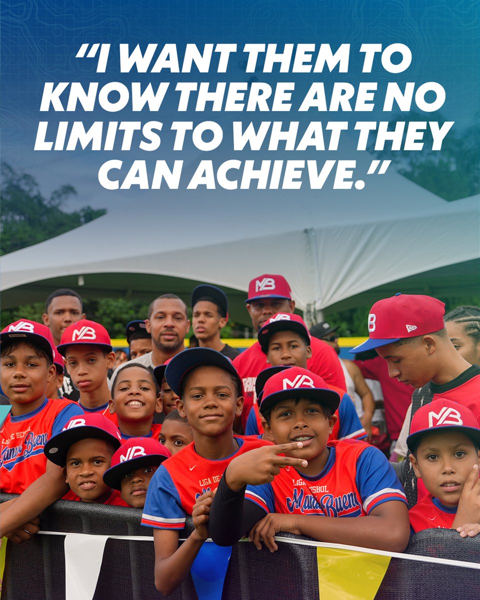 Mariners's tweet photo. Bigger than the game 💙🇩🇴

@JRODshow44 continues to make an impact and give back to his community. Cast your vote for Julio to take home this year’s Roberto Clemente Award ➡️ https://t.co/rJKbygWCsT https://t.co/7EH4gmnUkY