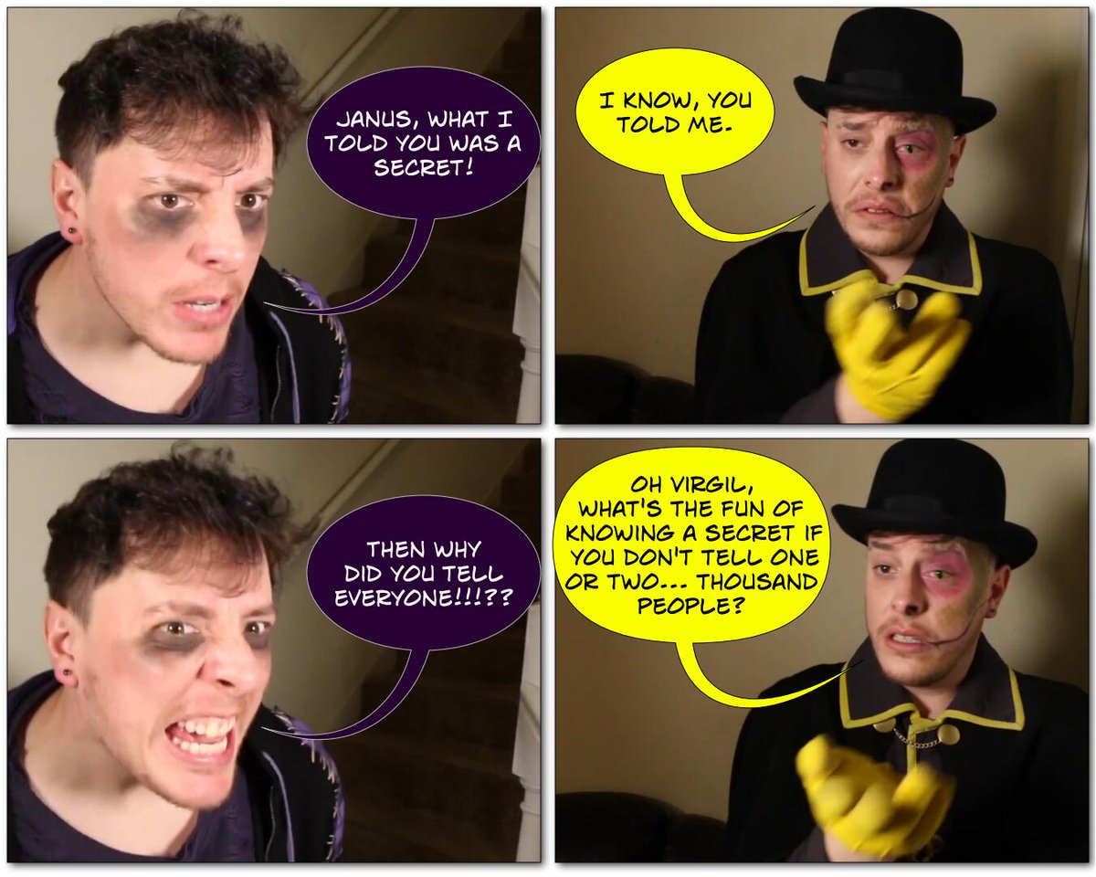 manbemel's tweet photo. It Was a Secret. Original writing inspired by an incorrect quote. Happy birthday, @inesmh2002 !
#thomassanders #sanderssides #sanderssidesincorrectquote #sanderssidesphotocomic #virgilsanders #janussanders https://t.co/65rfc07lXj
