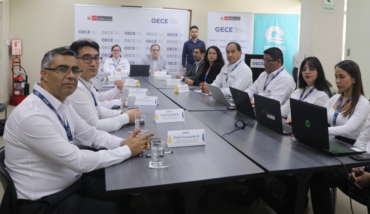 OtassPeru's tweet photo. 🌧️ OTASS articula con OECE asistencia a 50 EPS para agilizar contrataciones ante emergencias por el FEN. 🤝
🗞️ https://t.co/a9LW0DruKz https://t.co/OzCQoPflkb