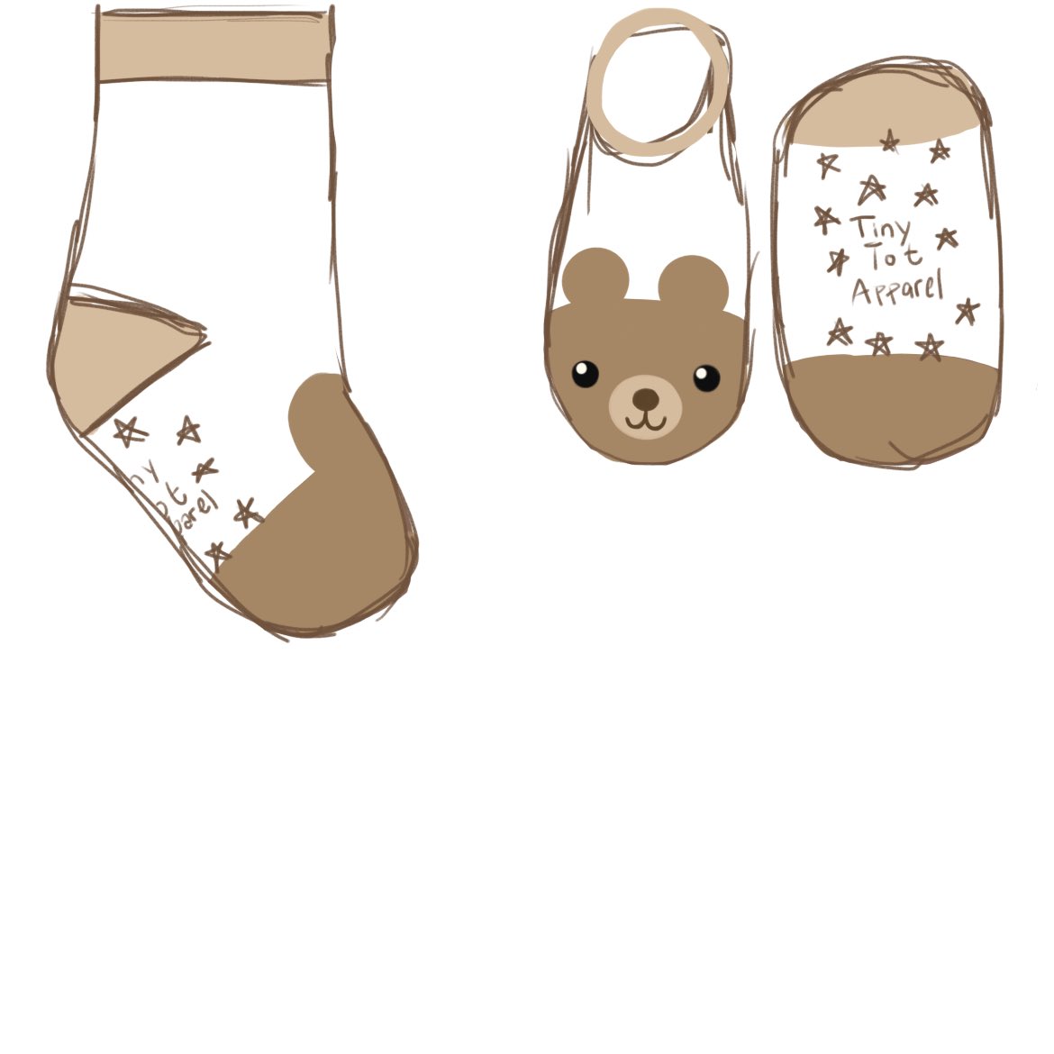 TinyTotApparel's tweet photo. Thoughts on Socks?

Sorry for the absence over here, a lot of behind the scenes stuff has been happening lately including stock coming in, designs being finalized, some exciting new ideas with samples in the works, order packing, and more!

I wanted to hop on real quick to get some thoughts on some fun socks I am working on for January! What ideas would you like to see?

Note: the duck socks will be slightly altered! The little hair tuft will be printed on instead of sewn on like in the photos, I just was not loving how it looked but love everything else about them :)