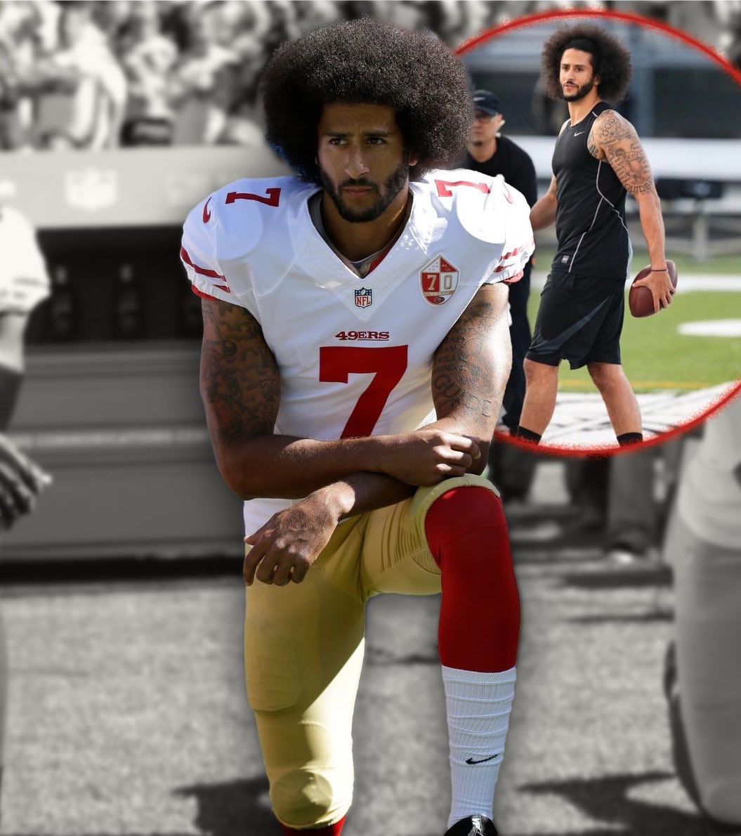 mymixtapez's tweet photo. Colin Kaepernick, 38, Says He Is Still Ready To Play In The NFL "I Still Train 5 Days A Week... &amp; Up At 4:30am Doing My Training" 👀 https://t.co/hGIYuquPHV