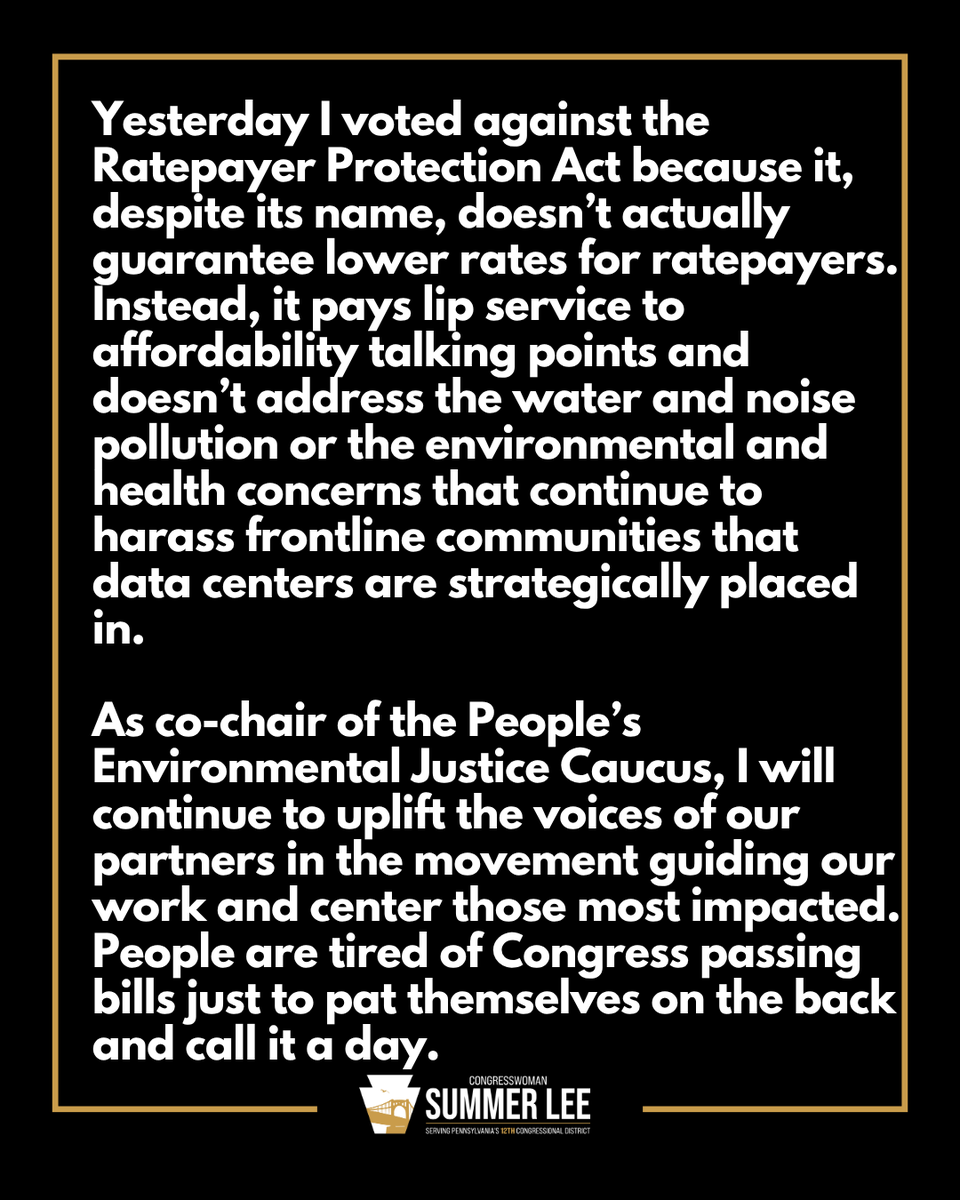 RepSummerLee's tweet photo. On yesterday's vote. https://t.co/xfvPhIMTSP