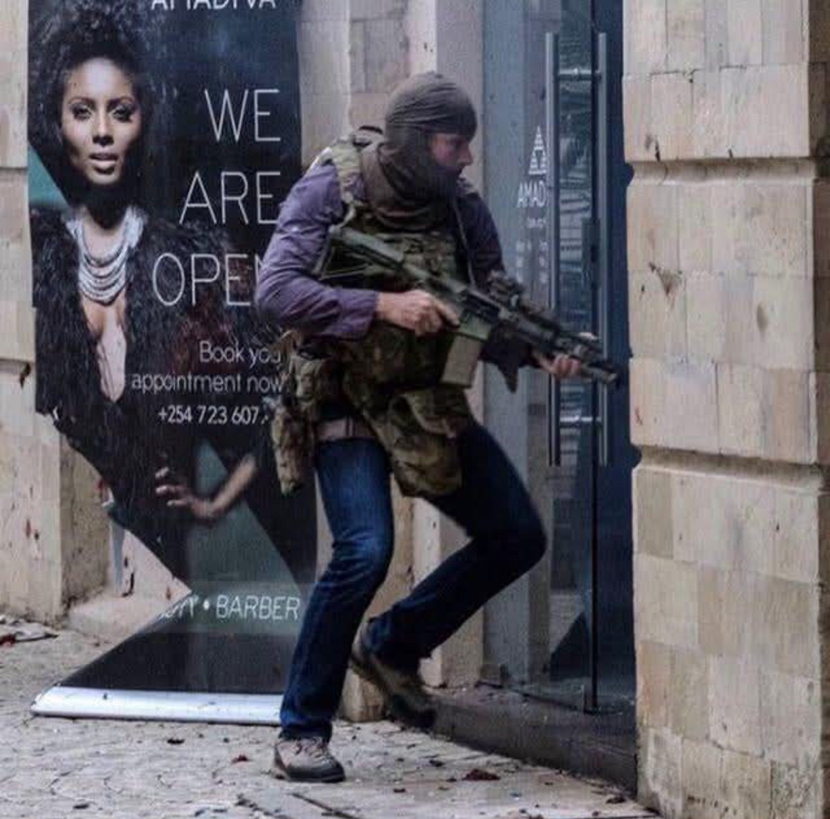 archeohistories's tweet photo. A former British SAS operator Christian Craighead responding to the January 2019 terrorist attack at the Dusit D2 hotel complex in Nairobi, Kenya 🇰🇪

On January 15, 2019, Nairobi. Craighead had just finished a morning of firearms training when the phone rang, a friend, a former British soldier, gunfire audible in the background. The address was 14 Riverside Drive, the DusitD2 hotel and office complex in Westlands. Al-Shabaab had begun a massacre. He threw his weapons case into his pickup and drove. He had never been to the complex. He didn't know how many shooters he was walking into. He went anyway.

The attack had started around 2:30pm, a suicide bomber detonating in the Secret Garden cafe, followed by four gunmen armed with AKs, grenades, and suicide vests splitting through the offices, hotel, and car park hunting civilians. Twenty-one people would die that day and overnight. Craighead arrived roughly 30 minutes later to chaos, no organized security line, body parts, screaming, sporadic fire. He wore a balaclava specifically because media were already present. In his Shawn Ryan appearance, he described the exact moment he decided to go in alone, a woman screaming, then automatic fire cutting the scream off. He understood she had just been murdered. He asked Kenyan forces if they were entering. They said no, boss. He went in without them.

He started in the restaurant, dragging terrified, wounded people toward safety, then ran alone across open ground under fire, clearing rooms and pulling together roughly 150 survivors. He picked up an improvised team along the way, Slovenian diplomatic protection officer Dan Prastalo, whose own side of this story we've also featured, and two Kenyan police officers. Together they cleared a 13-story car park, calling out to hostages with "Eagle, eagle, security forces." He thought his part was finished and went to brief the Kenyan commander, who asked him to lead his men. Craighead said yes, cleared a five-story office block from the front, and pulled out roughly 50 more people.

The remaining gunmen had moved into the eight-story hotel. Craighead linked up with a Kenyan police assault team on the seventh floor and stayed with them for the next 13 hours, no helmet, left behind in the truck, enduring grenades bouncing down marble stairwells, black smoke, and confined-space gunfire. In his book he writes about the blasts forcing the air from his lungs and repeating to himself, press on, push on, not yet knowing how many were still being killed elsewhere in the complex. Near dawn, the last pair of terrorists on that floor tried to break out. Craighead had already warned the team. They were killed the moment they left cover.

The hotel still wasn't clear. Kenyan police in the lobby said two men remained in the basement, and after a full night of fighting, few officers wanted to go back in. Craighead volunteered first. They pushed through smoke-filled storerooms and flooded service corridors, held a standoff behind a barricade for roughly an hour, and killed the final two attackers. Nineteen to twenty-two hours after the first blast, President Kenyatta announced the complex secure. All five militants were dead. Nearly 700 people were rescued.

He was awarded the Conspicuous Gallantry Cross. Who Dares Wins.

#archaeohistories