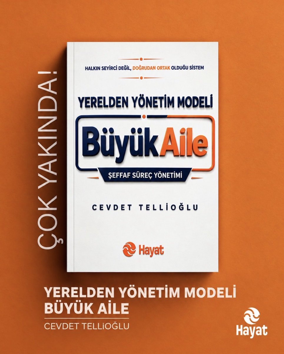 tellioglucevdet's tweet photo. Bu sokaklar sizin, peki üretilen zenginlik kimin?
Kararlar nasıl alınıyor, kaynaklar nereye gidiyor ve ortaya çıkan kazanç hayatınıza neden dönmüyor?
Şehrin görünmeyen çarklarıyla yüzleşin. 

BüyükAile Şeffaf süreç Yerelden Yönetim Modeli
Çok yakında Hayat Yayınları’nda! https://t.co/ZMODwBbP20