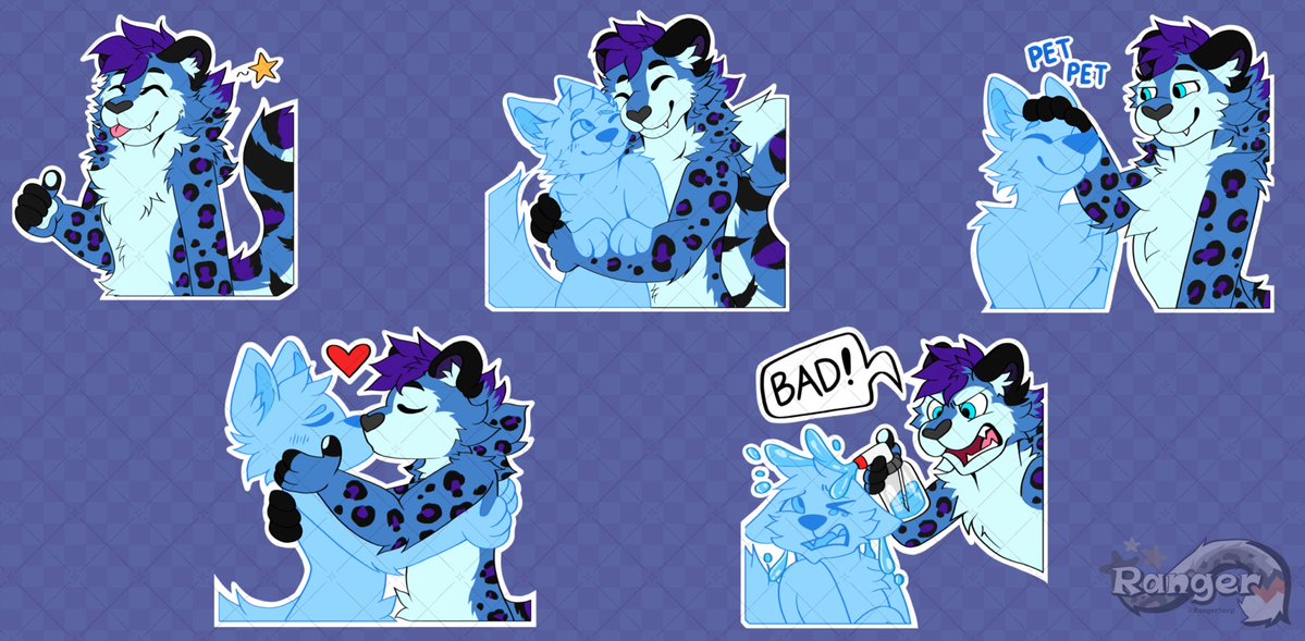 RangerSnep's tweet photo. Stickersss

5-pack comm for @outlaw_con https://t.co/vRnNuLBAgS