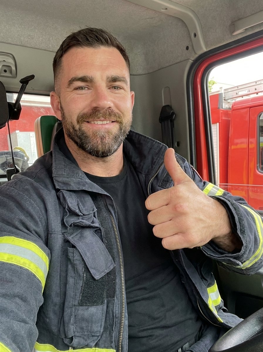 jake_brooks_fd's tweet photo. would you trust me to come to your rescue? 😏🚒 https://t.co/I0LAVlEI6U