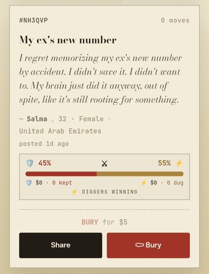 Regret_Market's tweet photo. She forgot to bury her #regret.

#indiehackers #viral #intresting #hot #girl #buildinpublic #startup https://t.co/6yk1G3WKjo