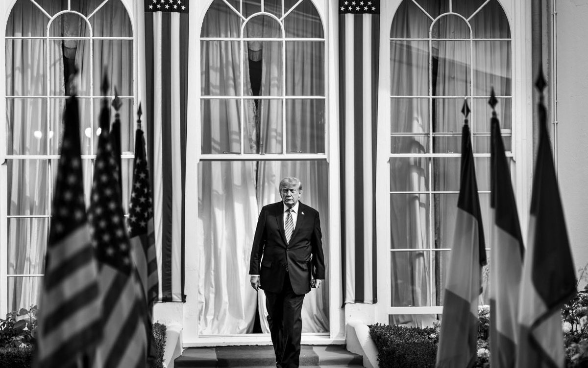 may_mail_man's tweet photo. President Donald J. Trump with the President of Ireland, Catherine Connolly, and Taoiseach Micheál Martin in Dublin, Ireland. 🇮🇪 🇺🇸 https://t.co/lRfOyVnkwI
