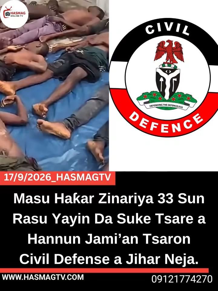 Ahamed73A's tweet photo. INNALILLAHI: Masu Haƙar Zinariya 33 Sun Rasu Yayin Da Suke Tsare a Hannun Jami’an Tsaron Civil Defense a Jihar Neja.

Human life has no value in this country 
Allah ya jikansu da rahama https://t.co/E34B09UNVV