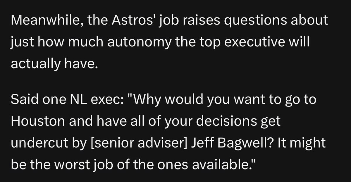 JeremyIKaufman's tweet photo. Money quote sums up the Astros GM job: https://t.co/naRsnHbcZa