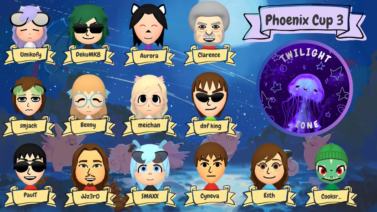 umikofy's tweet photo. Twilight Zones Roster for Phoenix Cup 3!!! https://t.co/eWYFzn66LP