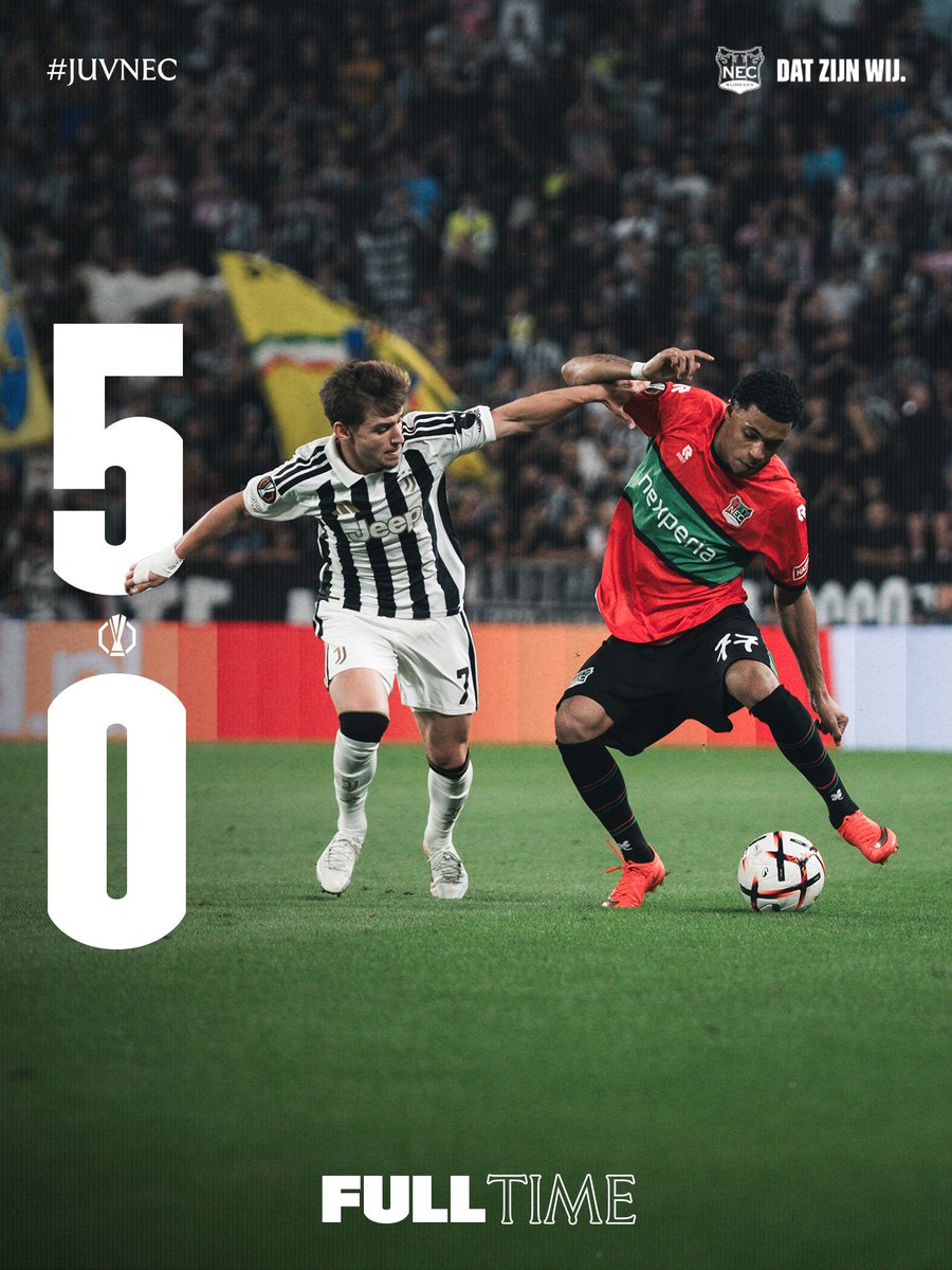 necnijmegen's tweet photo. ⏹️

#JUVNEC 5-0 https://t.co/rMlvyIFS7r