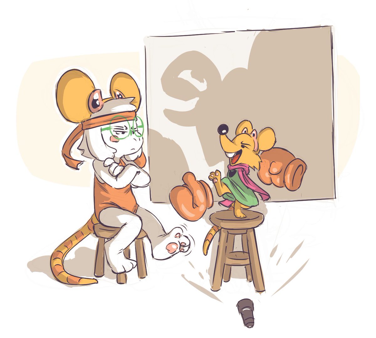 YoshoYamamoto's tweet photo. "Wow, look at me, I'm Ralsei and I have cute paw pads too!"

Request word: Beans
#ralsei #orange https://t.co/YqW22JYJvs